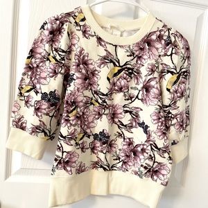 H&M floral sweater